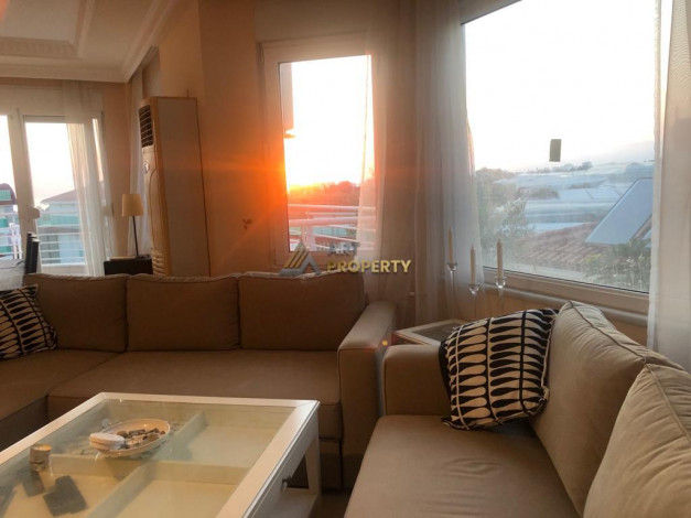 Просторная вилла планировки 3+1, 270м2 с видом на Средиземное море, район Каргыджак - Ракурс 21