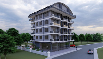 Новый инвестиционный проект с апартаментами планировок 1+1, 2+1, 4+1  в самом сердце города Аланья - Ракурс 10