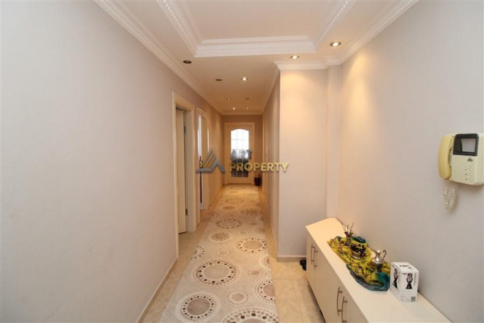 Квартира 2+1, 120м2 с видом на Средиземное море и крепость Алании, район Махмутлар - Ракурс 21