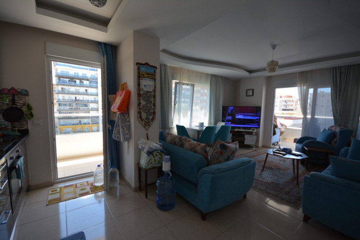 Апартаменты планировки 2+1, 120м2 с видом на Средиземное море, район Махмутлар - Ракурс 5