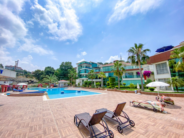 Двухэтажная вилла планировки 3+1, 200м2 в районе Каргыджак - Ракурс 30