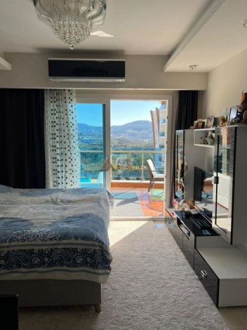 Просторные апартаменты 1+1, 70м2 с видом на море в популярном комплексе, Махмутлар - Ракурс 4