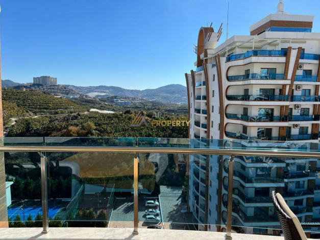 Просторные апартаменты 1+1, 70м2 с видом на море в популярном комплексе, Махмутлар - Ракурс 5