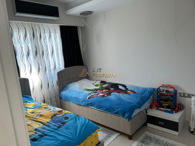 Просторные апартаменты 1+1, 70м2 с видом на море в популярном комплексе, Махмутлар - Ракурс 8