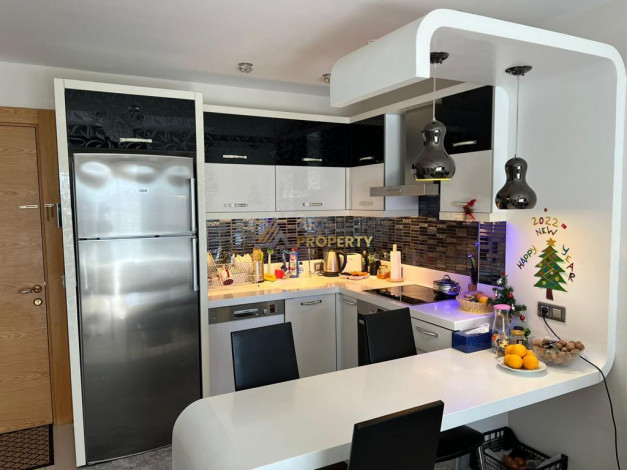 Просторные апартаменты 1+1, 70м2 с видом на море в популярном комплексе, Махмутлар - Ракурс 9