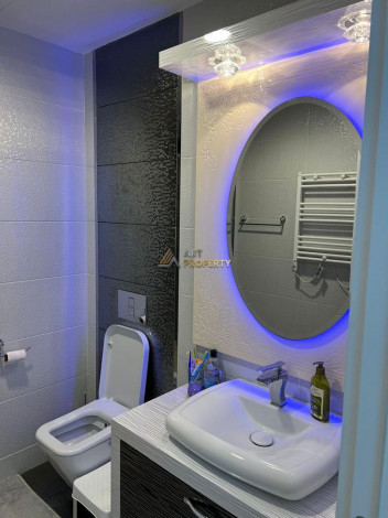 Просторные апартаменты 1+1, 70м2 с видом на море в популярном комплексе, Махмутлар - Ракурс 12