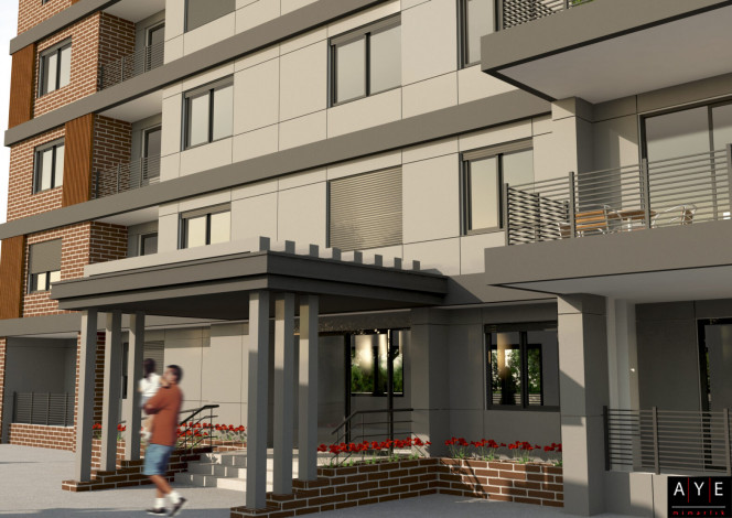 Старт нового проекта с квартирами 1+1, 2+1 и 3+1 в районе Газипаша, Аланья - Ракурс 3