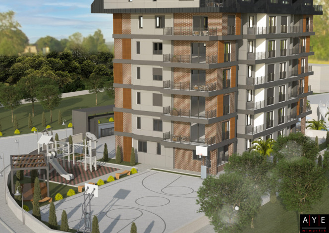 Старт нового проекта с квартирами 1+1, 2+1 и 3+1 в районе Газипаша, Аланья - Ракурс 8