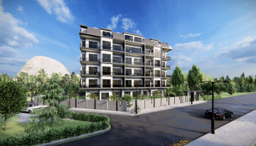 Новый проект на стадии строительства с апартаментами 1+1, 2+1 и 4+1 в районе Газипаша - Ракурс 7