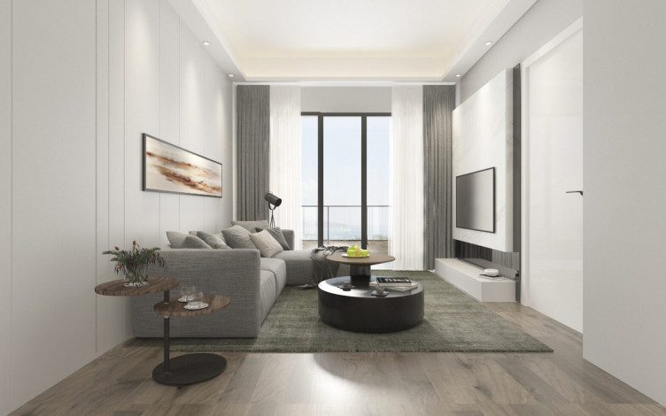 Новый проект на стадии строительства с апартаментами 1+1, 2+1 и 4+1 в районе Газипаша - Ракурс 8