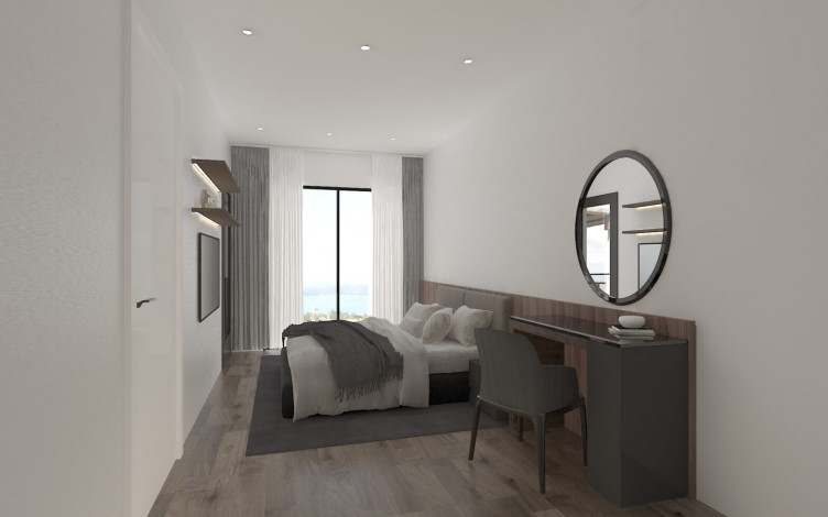 Новый проект на стадии строительства с апартаментами 1+1, 2+1 и 4+1 в районе Газипаша - Ракурс 10