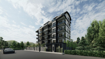 Новый проект на стадии строительства с апартаментами 1+1, 2+1 и 4+1 в районе Газипаша - Ракурс 14