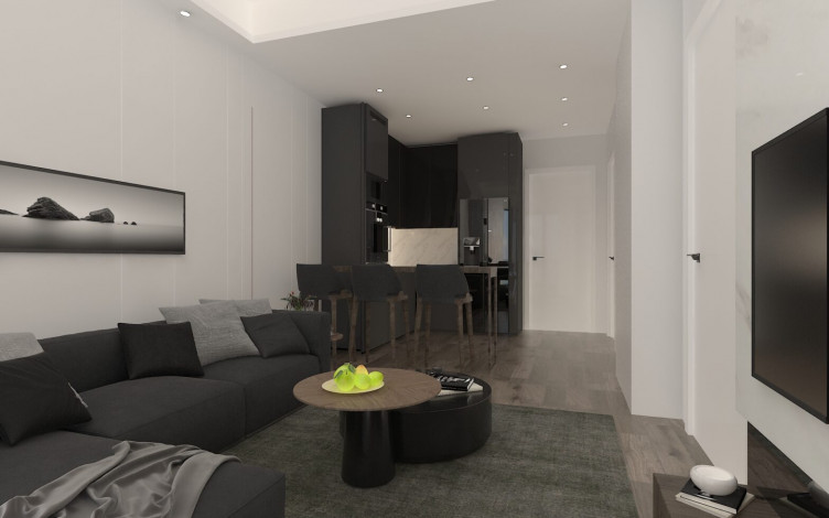 Новый проект на стадии строительства с апартаментами 1+1, 2+1 и 4+1 в районе Газипаша - Ракурс 15