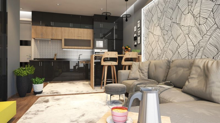 Шикарная резиденция с богатой инфраструктурой недалеко от моря и центра города, 55-148 м2 - Ракурс 30