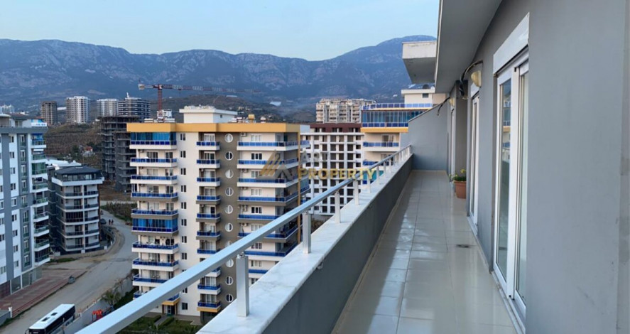 Просторный видовой пентхаус планировки 3+2, 200м2 в районе Махмутлар - Ракурс 17