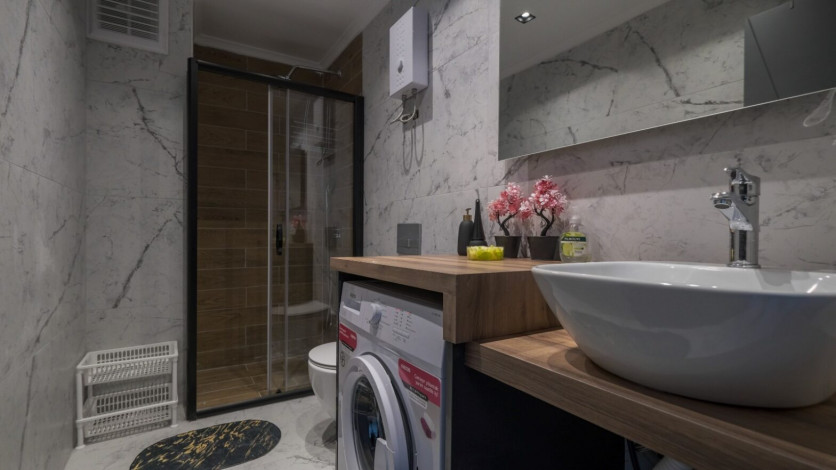 Новая квартира планировки 1+1, 55м2 в жилом комплексе в районе Махмутлар - Ракурс 8