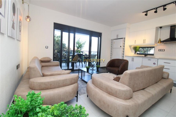 Стильная вилла планировки 3+1, 175м2 с видом на море в районе Каргыджак - Ракурс 4