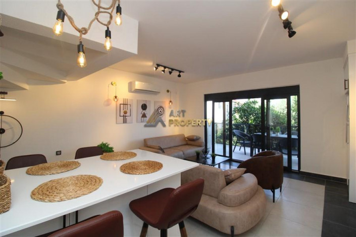 Стильная вилла планировки 3+1, 175м2 с видом на море в районе Каргыджак - Ракурс 7