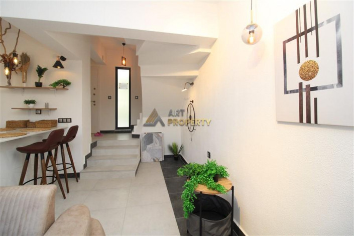 Стильная вилла планировки 3+1, 175м2 с видом на море в районе Каргыджак - Ракурс 12