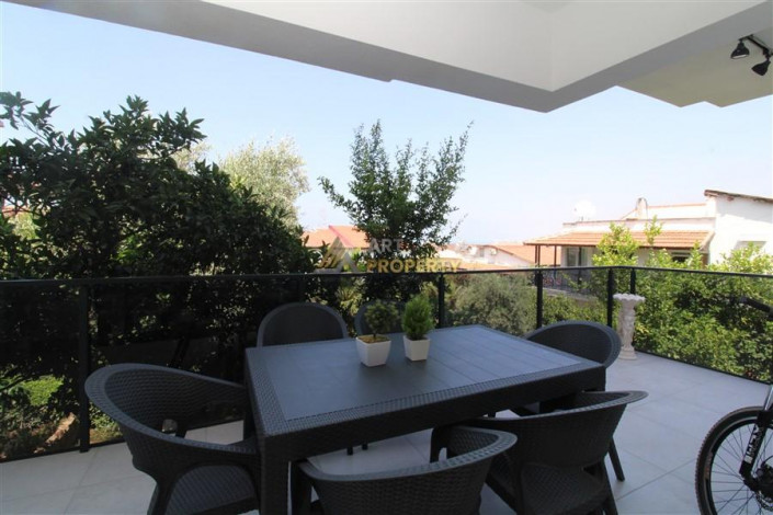 Стильная вилла планировки 3+1, 175м2 с видом на море в районе Каргыджак - Ракурс 13