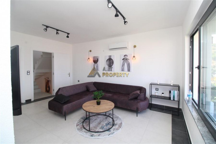 Стильная вилла планировки 3+1, 175м2 с видом на море в районе Каргыджак - Ракурс 21