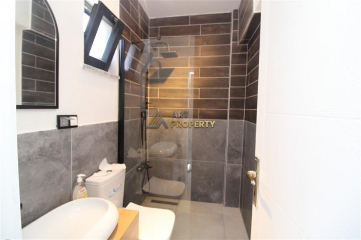 Стильная вилла планировки 3+1, 175м2 с видом на море в районе Каргыджак - Ракурс 24