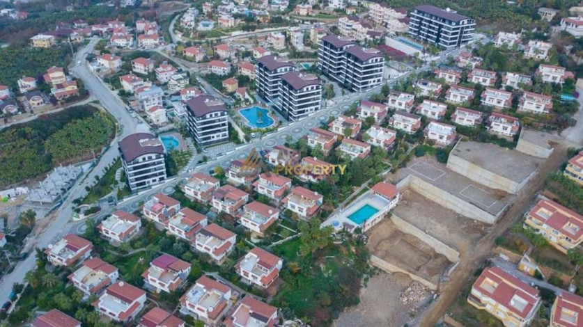 Стильная вилла планировки 3+1, 175м2 с видом на море в районе Каргыджак - Ракурс 38