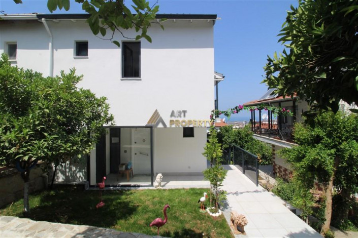 Стильная вилла планировки 3+1, 175м2 с видом на море в районе Каргыджак - Ракурс 40