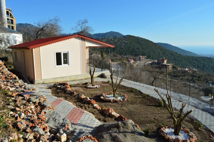 Уютный домик планировки 1+1, 75м2 в горной местности в Аланье - Ракурс 9