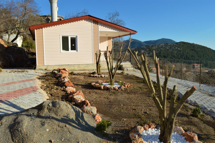 Уютный домик планировки 1+1, 75м2 в горной местности в Аланье - Ракурс 12