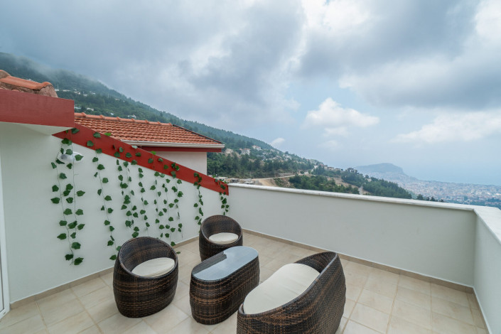 Меблированный пентхаус планировки 3+1, 180м2 в районе Тепе, Аланья - Ракурс 22