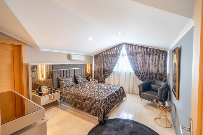 Меблированный пентхаус планировки 3+1, 180м2 в районе Тепе, Аланья - Ракурс 27