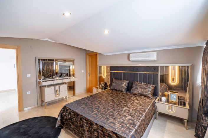 Меблированный пентхаус планировки 3+1, 180м2 в районе Тепе, Аланья - Ракурс 28