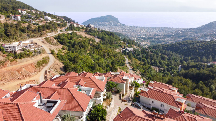 Меблированный пентхаус планировки 3+1, 180м2 в районе Тепе, Аланья - Ракурс 30