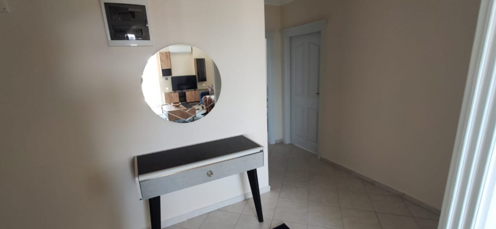 Меблированная квартира планировки 2+1, 110м2 с видом на море и крепость, район Махмутлар - Ракурс 3