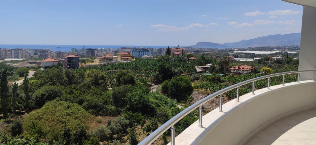 Меблированная квартира планировки 2+1, 110м2 с видом на море и крепость, район Махмутлар - Ракурс 6