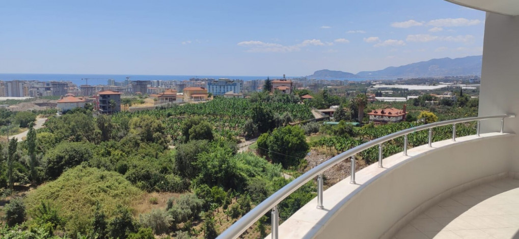 Меблированная квартира планировки 2+1, 110м2 с видом на море и крепость, район Махмутлар - Ракурс 10