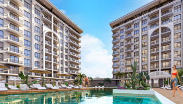 Роскошный проект с апартаментами 1+1, 2+1, 3+1 и 4+1 с инфраструктурой отеля 5* в районе Демирташ - Ракурс 5