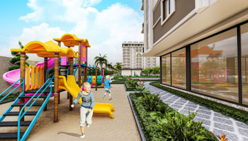 Роскошный проект с апартаментами 1+1, 2+1, 3+1 и 4+1 с инфраструктурой отеля 5* в районе Демирташ - Ракурс 15