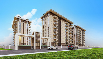 Роскошный проект с апартаментами 1+1, 2+1, 3+1 и 4+1 с инфраструктурой отеля 5* в районе Демирташ - Ракурс 19