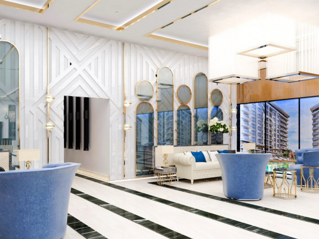 Роскошный проект с апартаментами 1+1, 2+1, 3+1 и 4+1 с инфраструктурой отеля 5* в районе Демирташ - Ракурс 24