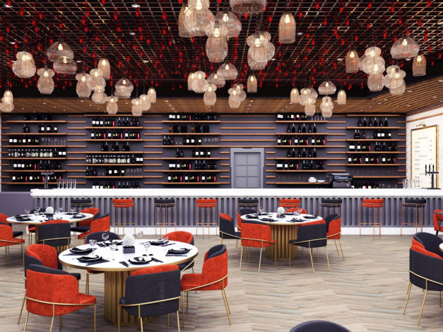 Роскошный проект с апартаментами 1+1, 2+1, 3+1 и 4+1 с инфраструктурой отеля 5* в районе Демирташ - Ракурс 25