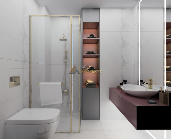 Роскошный проект с апартаментами 1+1, 2+1, 3+1 и 4+1 с инфраструктурой отеля 5* в районе Демирташ - Ракурс 39