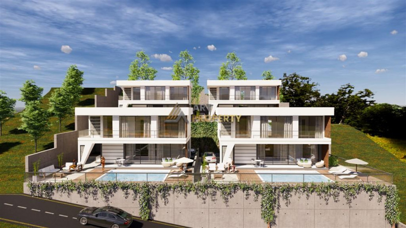 Люксовый проект вилл 3+1, 4+1с собственным садом и бассейном в районе Бекташ - Ракурс 2