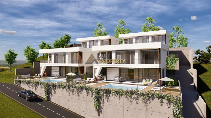 Люксовый проект вилл 3+1, 4+1с собственным садом и бассейном в районе Бекташ - Ракурс 3