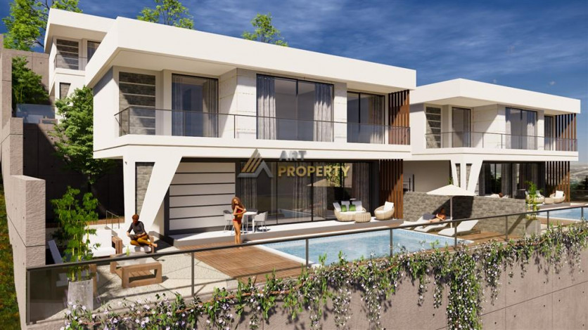 Люксовый проект вилл 3+1, 4+1с собственным садом и бассейном в районе Бекташ - Ракурс 8