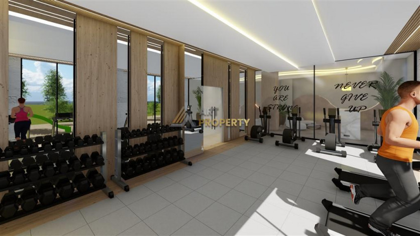 Новый комплекс с квартирами 1+1, 2+1 и 3+1 в районе Паяллар, Аланья - Ракурс 5