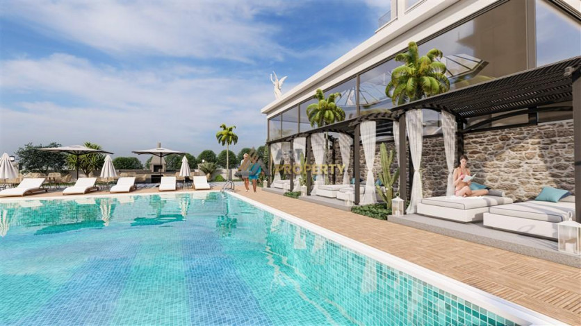 Новый комплекс с квартирами 1+1, 2+1 и 3+1 в районе Паяллар, Аланья - Ракурс 24