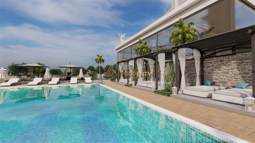 Новый комплекс с квартирами 1+1, 2+1 и 3+1 в районе Паяллар, Аланья - Ракурс 25