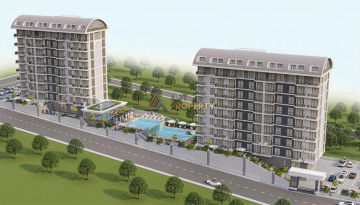 Старт нового проекта с квартирами 1+1, 2+1 и 3+1 в районе Паяллар, Аланья - Ракурс 34
